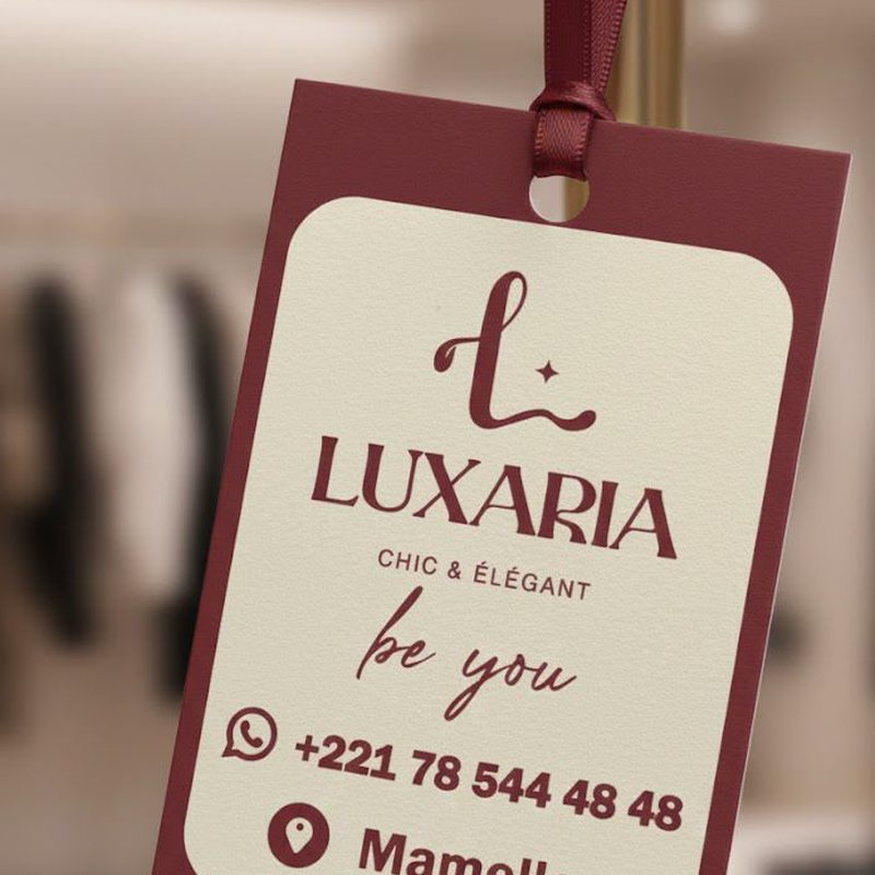 Étiquette vêtement – Luxaria (mode)